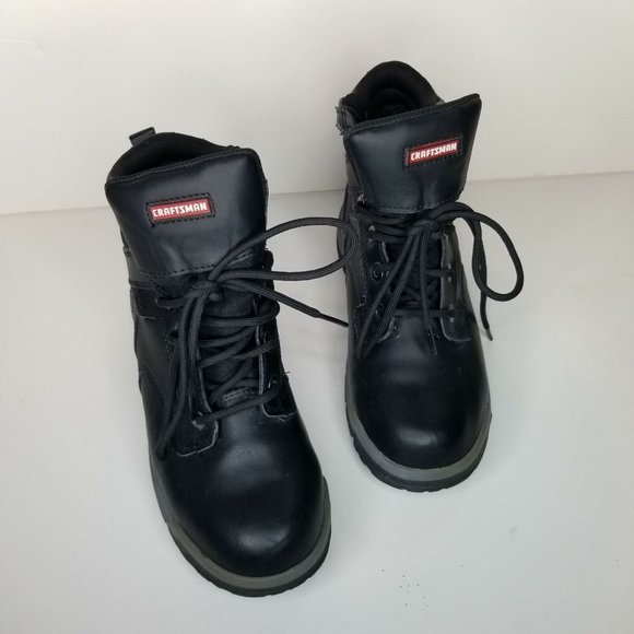 Craftsman Shoes Craftsman Mens Shoes Sz 7 Black Boots Steel Toe